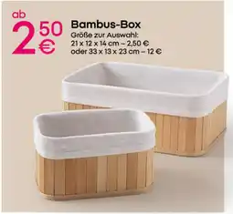 PEPCO Bambus-Box Angebot