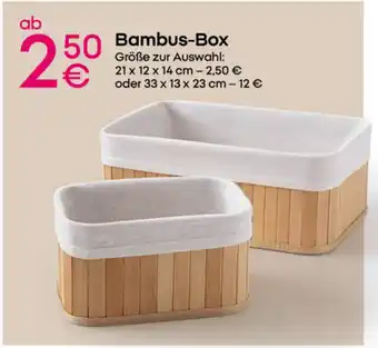 PEPCO Bambus-Box Angebot
