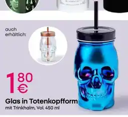 PEPCO Glas in Totenkopfform Angebot