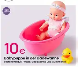 PEPCO Babypuppe in der Badewanne Angebot