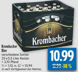 diska Krombacher Bier Angebot
