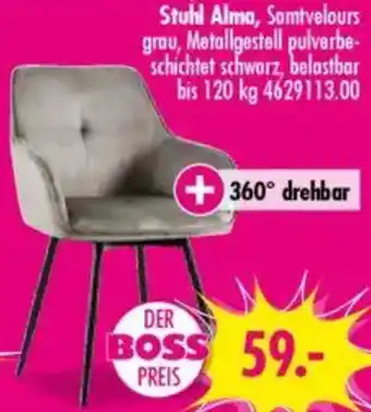 Möbel Boss Stuhl Alma Angebot