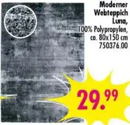 Möbel Boss Moderner Webteppich Luna Angebot