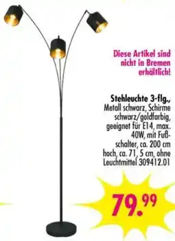 Möbel Boss Stehleuchte 3-flg. Angebot