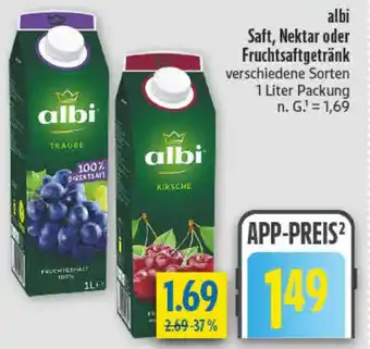diska albi Saft, Nektar oder Fruchtsaftgetränk Angebot
