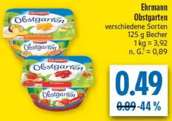 diska Ehrmann Obstgarten Angebot