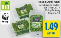 diska EDEKA Bio WWF Salate Angebot