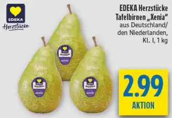 diska EDEKA Herzstücke Tafelbirnen ,,Xenia" Angebot