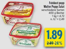 diska Feinkost popp Walter Popps Salat Angebot