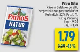 diska Patros Natur Angebot