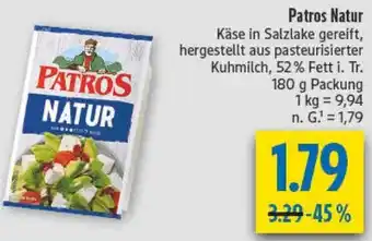 diska Patros Natur Angebot