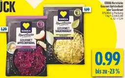 diska EDEKA Herzstücke Gourmet Apfelrotkohl oder Sauerkraut Angebot