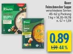 diska Knorr Feinschmecker Suppe Angebot
