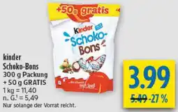diska kinder Schoko-Bons Angebot