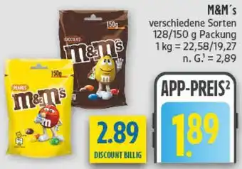diska M&M's Angebot