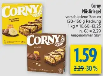 diska Corny Müsliriegel Angebot