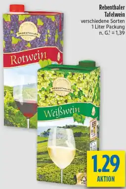 diska Rebenthaler Tafelwein Angebot
