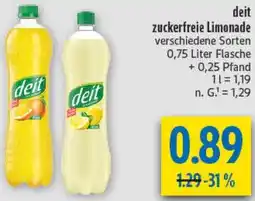 diska deit zuckerfreie Limonade Angebot