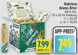 diska Underberg Kräuter-Bitter Angebot