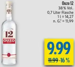 diska Ouzo 12 Angebot