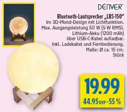 diska DENVER Bluetooth-Lautsprecher „LBS-150" Angebot