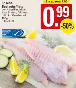 WEZ Frische Seelachsfilets Angebot
