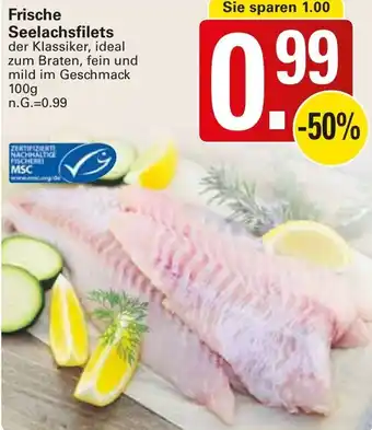 WEZ Frische Seelachsfilets Angebot