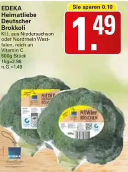 WEZ EDEKA Heimatliebe Deutscher Brokkoli Angebot