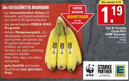 WEZ Gut & Günstig Costa Rica WWF Bananen Angebot