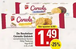 WEZ De Beukelaer Cereola Gebäck Angebot