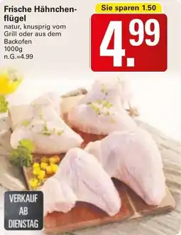 WEZ Frische Hähnchenflügel Angebot