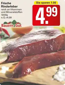 WEZ Bauern Gut Frische Rinderleber Angebot
