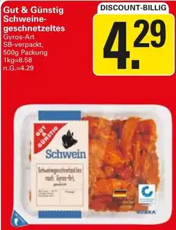 WEZ Gut & Günstig Schweinegeschnetzeltes Angebot
