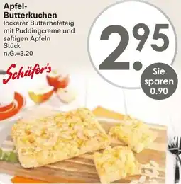 WEZ Schäfer's Apfel Butterkuchen Angebot