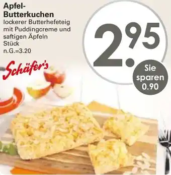 WEZ Schäfer's Apfel Butterkuchen Angebot