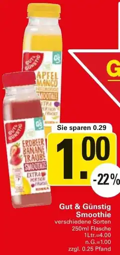 WEZ Gut & Günstig Smoothie Angebot