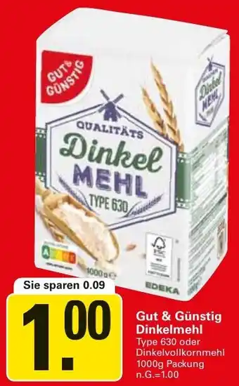 WEZ Gut & Günstig Dinkelmehl Angebot