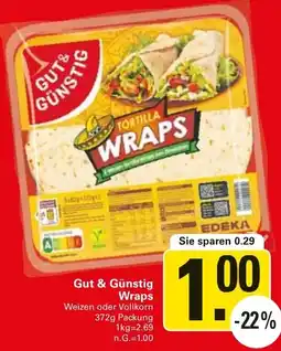 WEZ Gut & Günstig Wraps Angebot