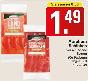 WEZ Abraham Schinken Angebot
