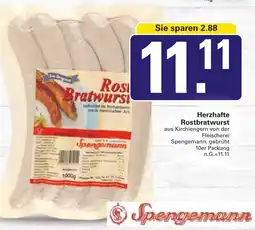 WEZ Spengemann Herzhafte Rostbratwurst Angebot