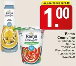WEZ Rama Cremefine Angebot