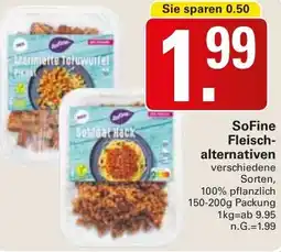WEZ SoFine Fleischalternativen Angebot