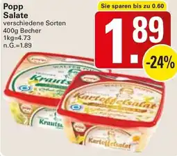 WEZ Popp Salate Angebot