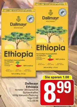 WEZ Dallmayr Ethiopia Angebot