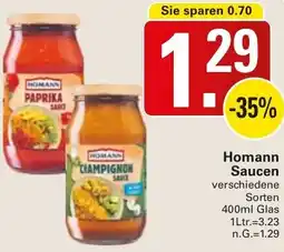 WEZ Homann Saucen Angebot