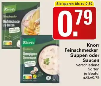 WEZ Knorr Feinschmecker Suppen oder Saucen Angebot