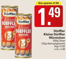 WEZ Dörffler Kleine Dörffler Würstchen Angebot