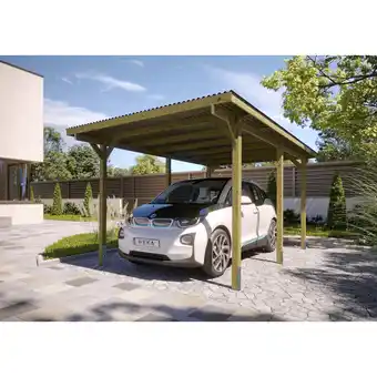 Netto Marken-Discount Weka Flachdachcarport Einzelcarport 606 Gr. 1 Angebot