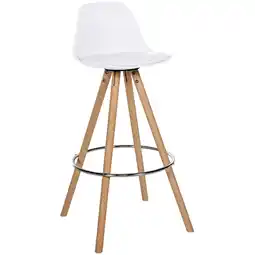 Netto Marken-Discount CLP Barhocker Corbin Kunstleder-Bezug Rund I Holz-Gestell Angebot