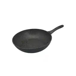 Netto Marken-Discount Wokpfanne ø28 cm mit ergonomischem Griff in Holzoptik Bratpfanne Angebot